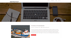 Desktop Screenshot of goldrushsurf.com
