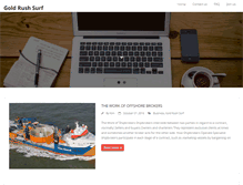 Tablet Screenshot of goldrushsurf.com